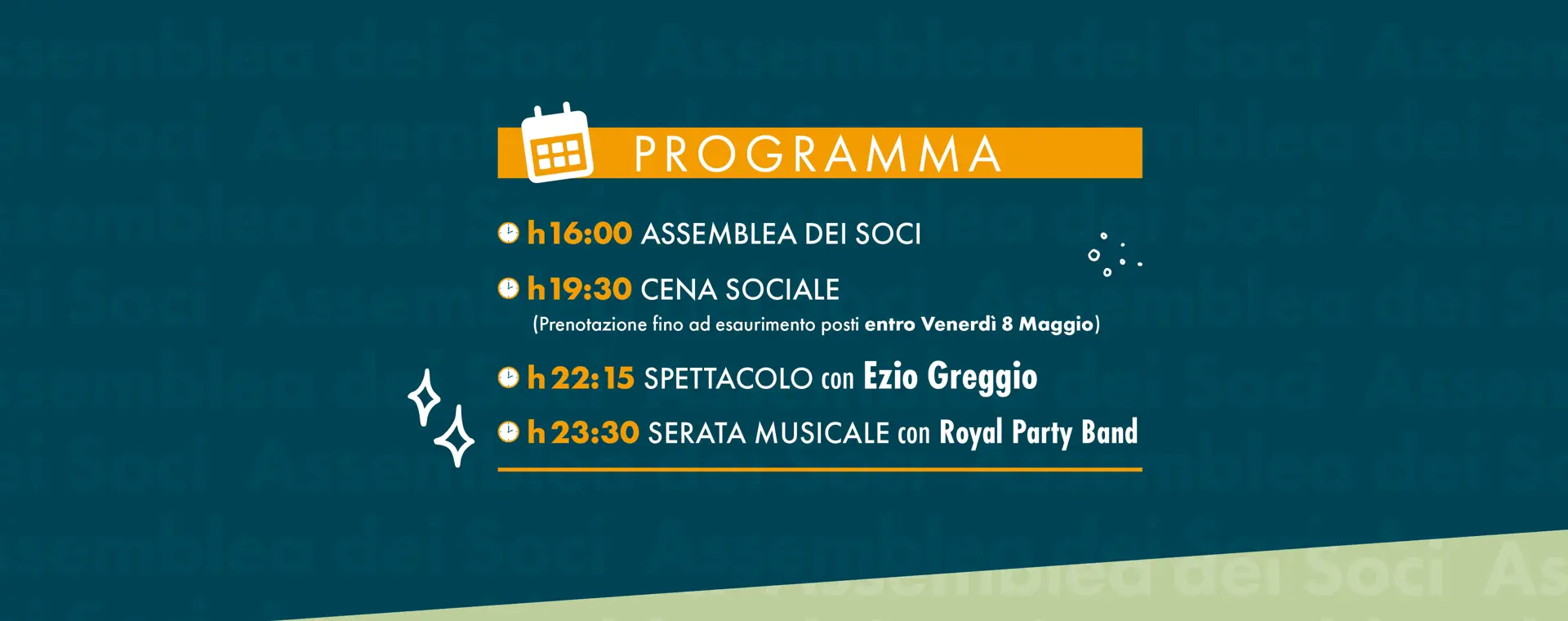 TANTI APPUNTAMENTI DA VIVERE
